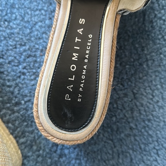 Paloma Barcela Palomitas size 40 platform wedge woven slides $185 espadrille - Picture 7 of 7